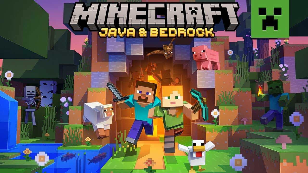 Minecraft Java + Bedrock, The Games Pub, thegamespub.com